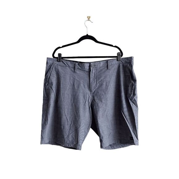 Billabong Mens Hybrid Shorts Cross Fire Submersible Stripes Pattern Gray Size 44 - Picture 1 of 7